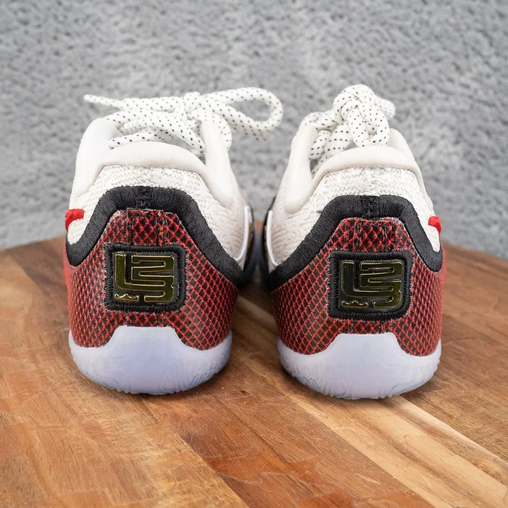 Nike Lebron XXIII 1 (GS) White Metallic Gold (IQ6710 100) Size 3Y
